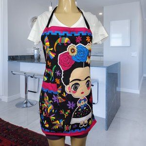 WOMEN BIB Kitchen apron Freda Kahlo